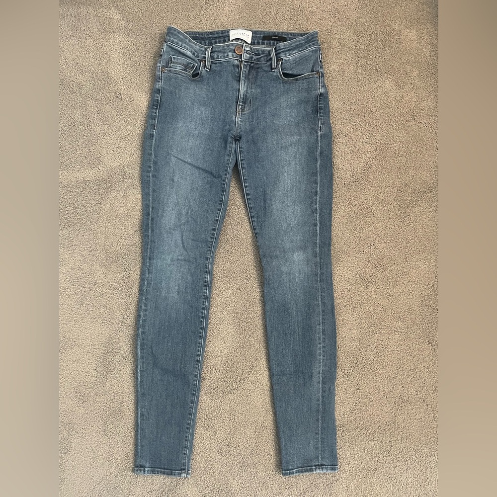 PARKER SMITH Women's Skinny Jeans in Blue